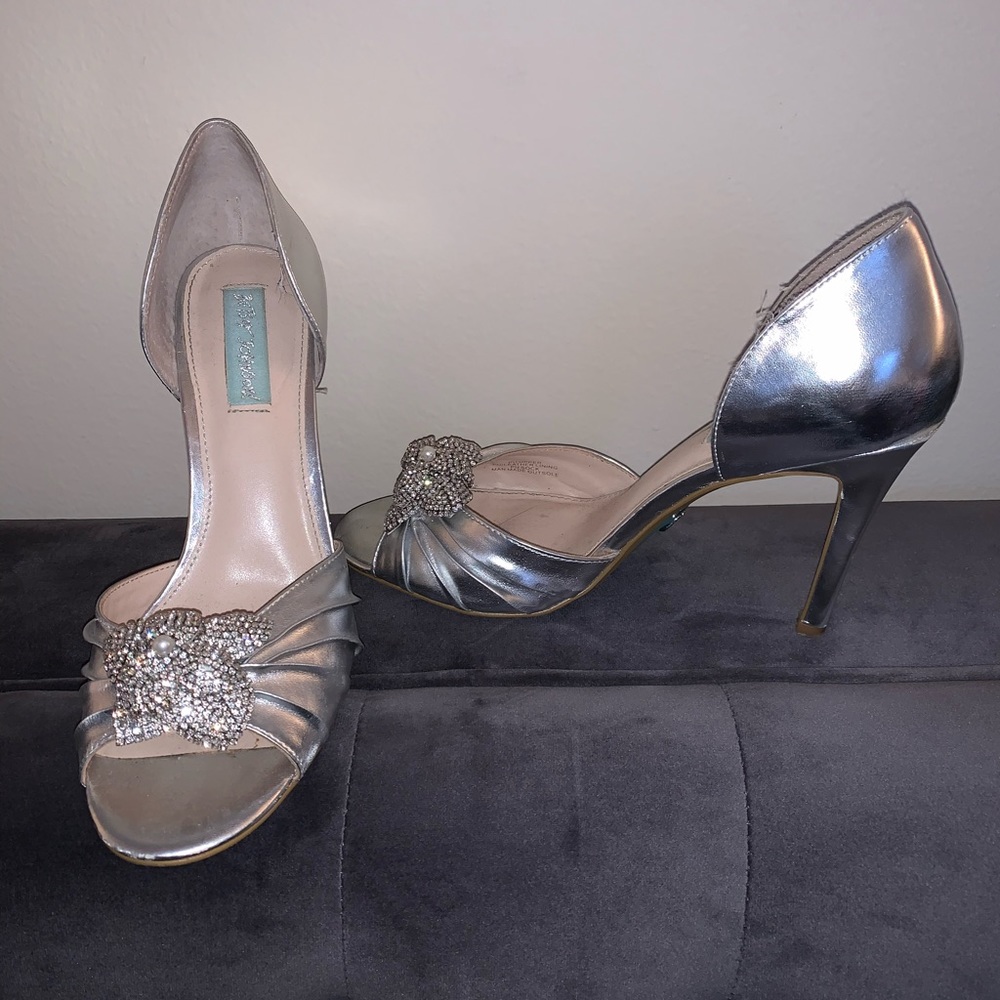 Silver heels